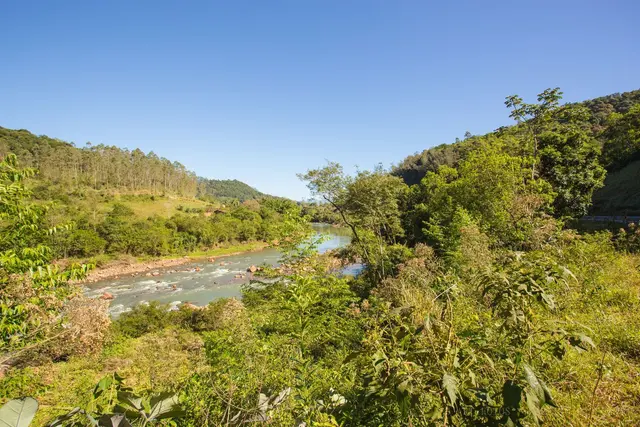 Vale verde e rio claro
