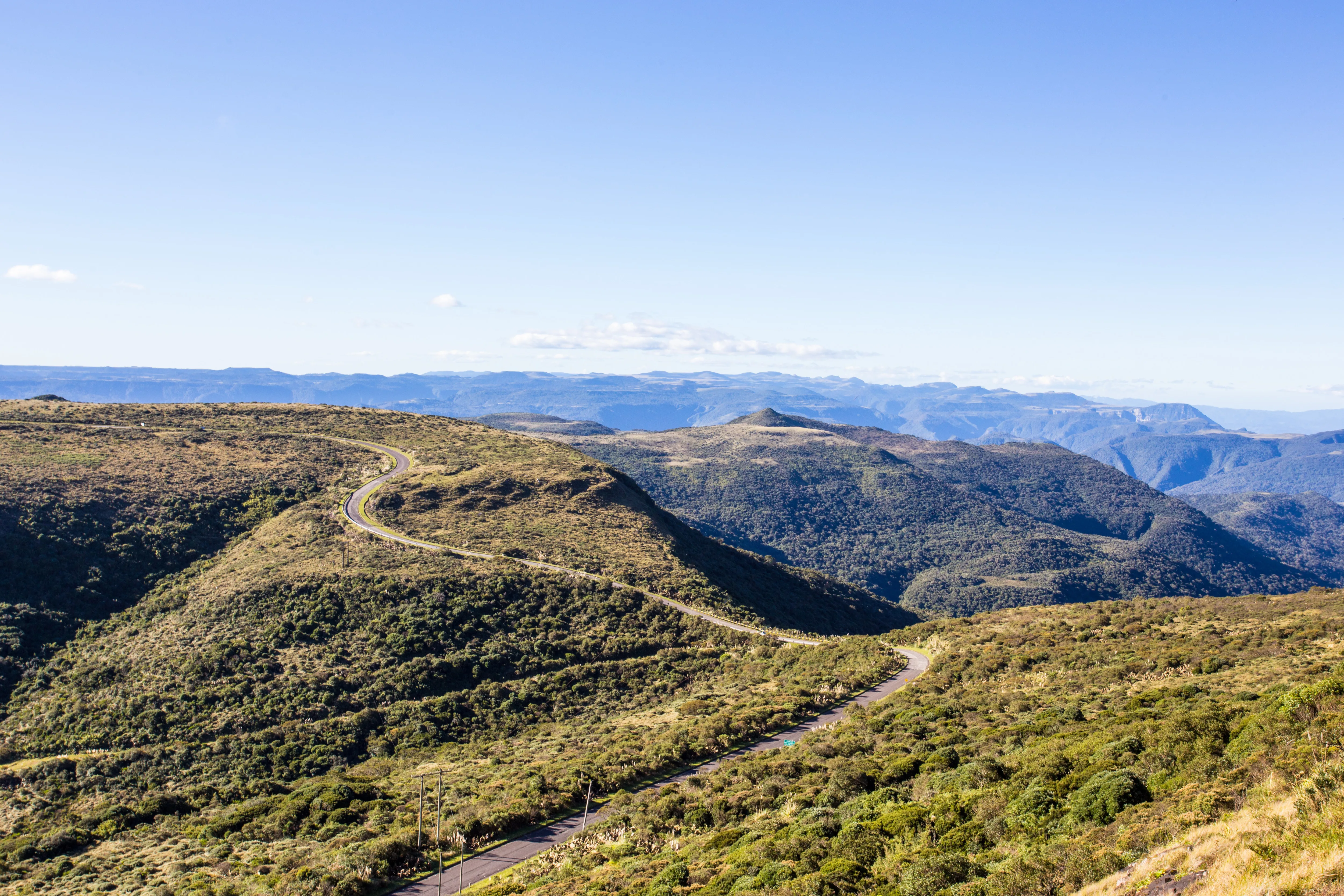 Estrada no planalto