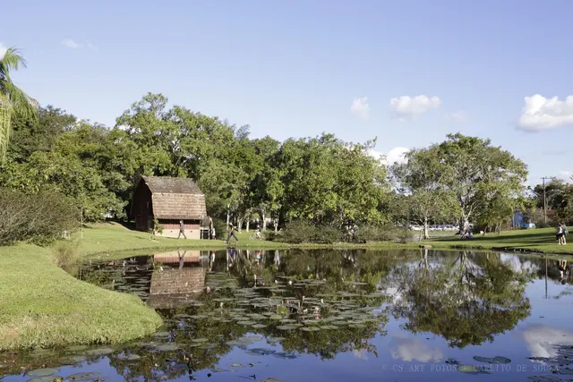 Cabana refletida
