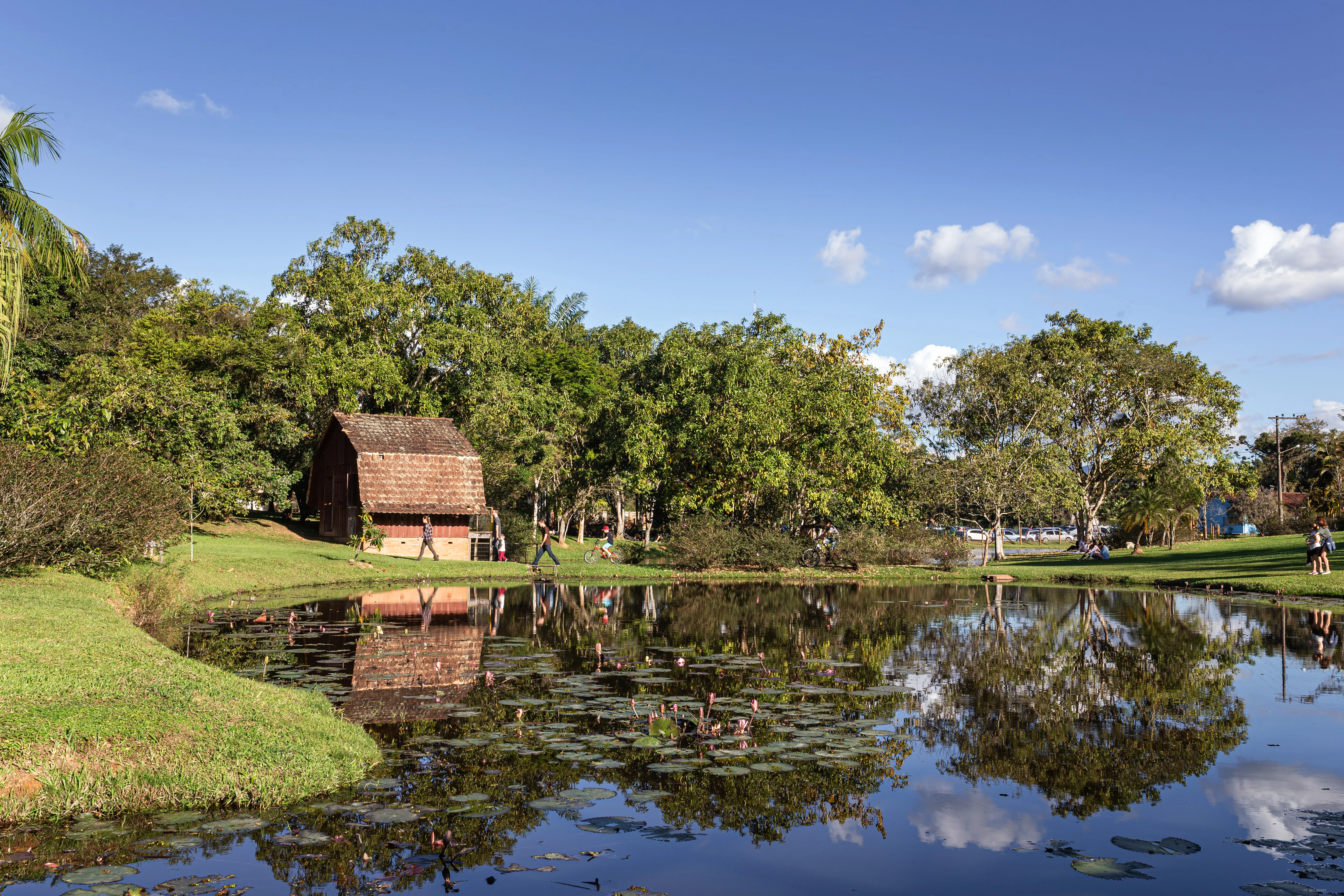 Cabana refletida