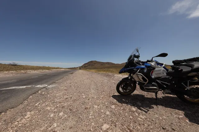 Moto na estepe