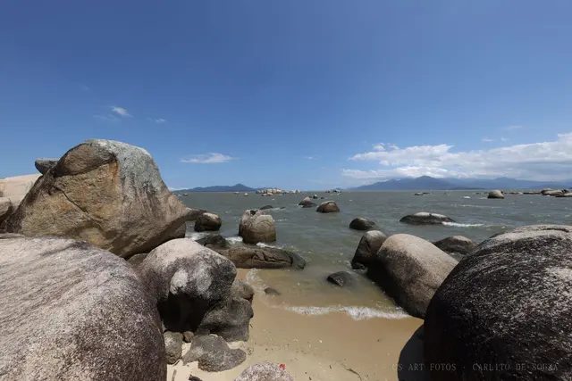 Granito na praia