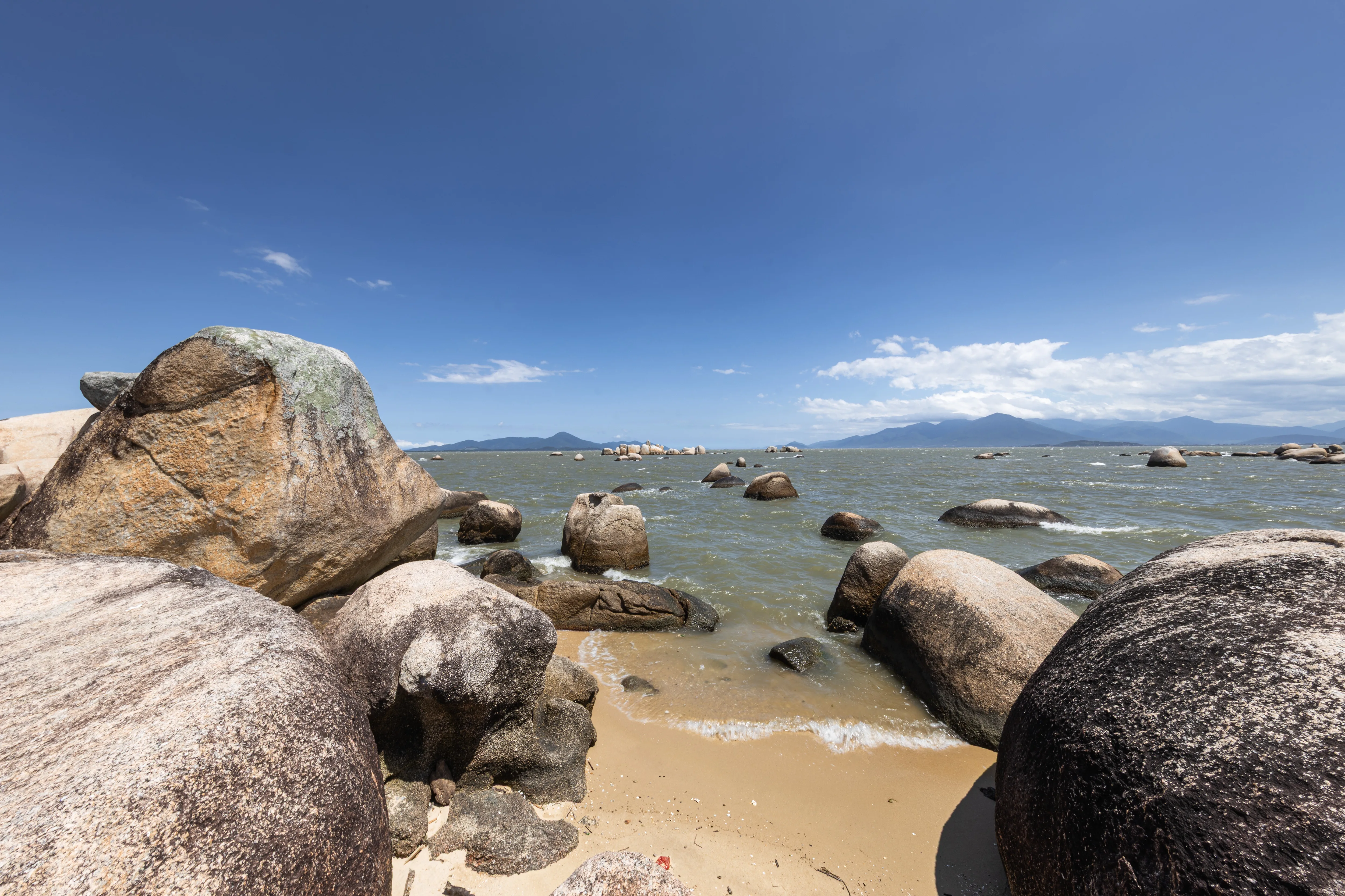 Granito na praia