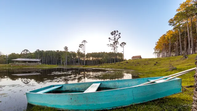 Barco turquesa
