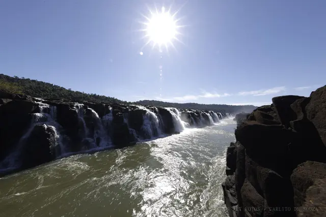 Brilho sobre o salto