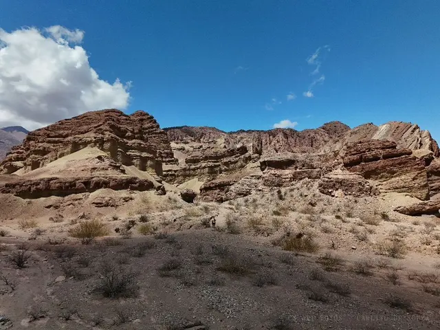 Terra roída pelo vento