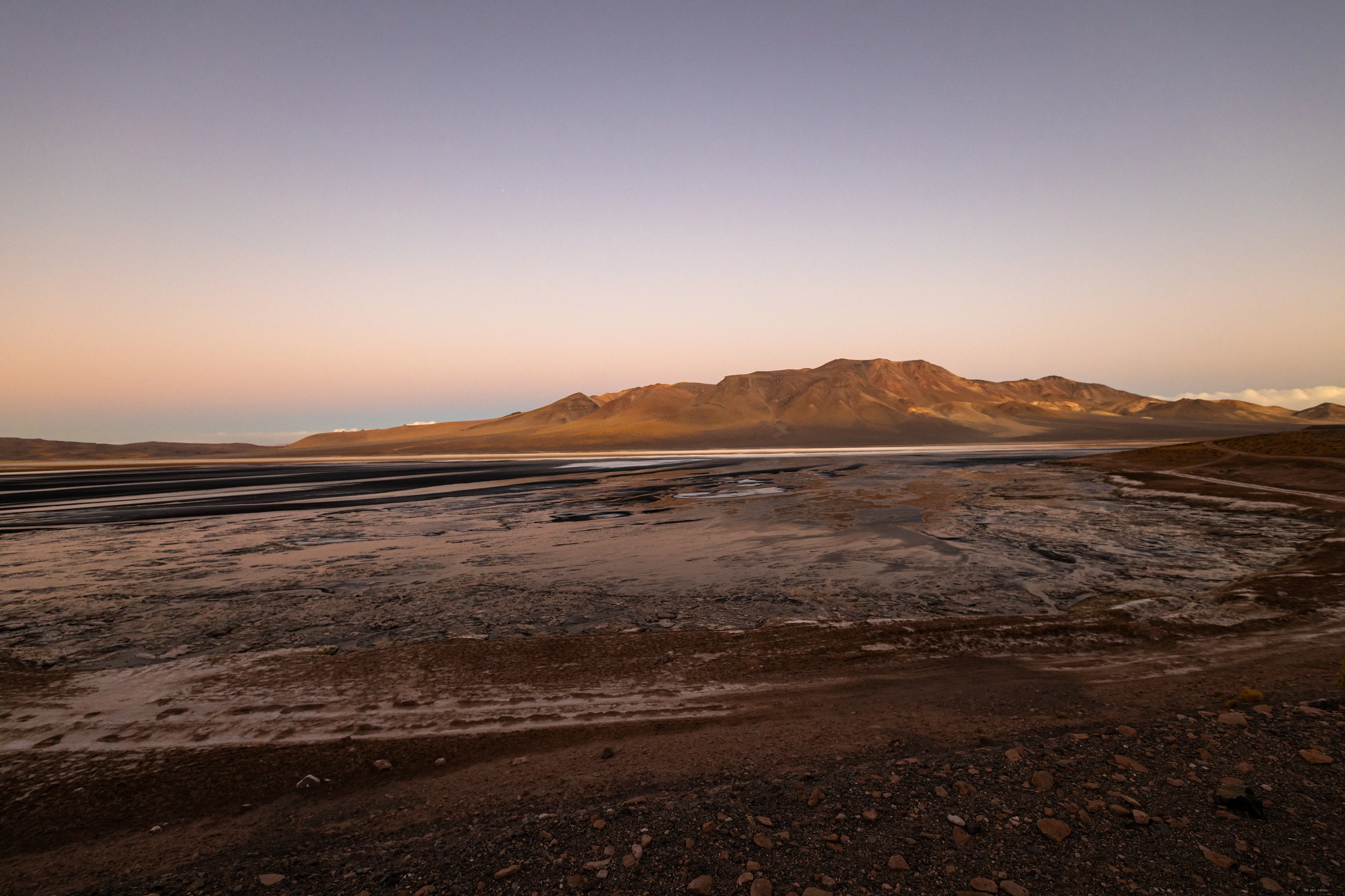 Impressão Fine Art: Crepúsculo sobre o salar