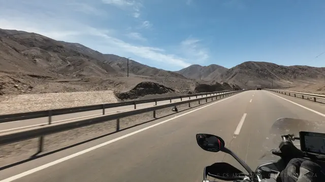 Do guidão, a autopista