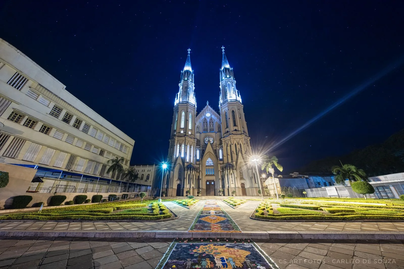 Tapetes até a catedral